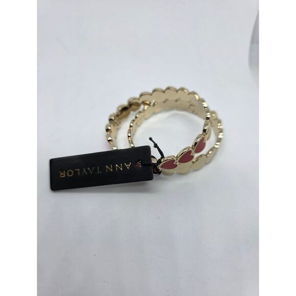 Ann Taylor Heart Cuff Bracelet Set - Picture 5 of 8